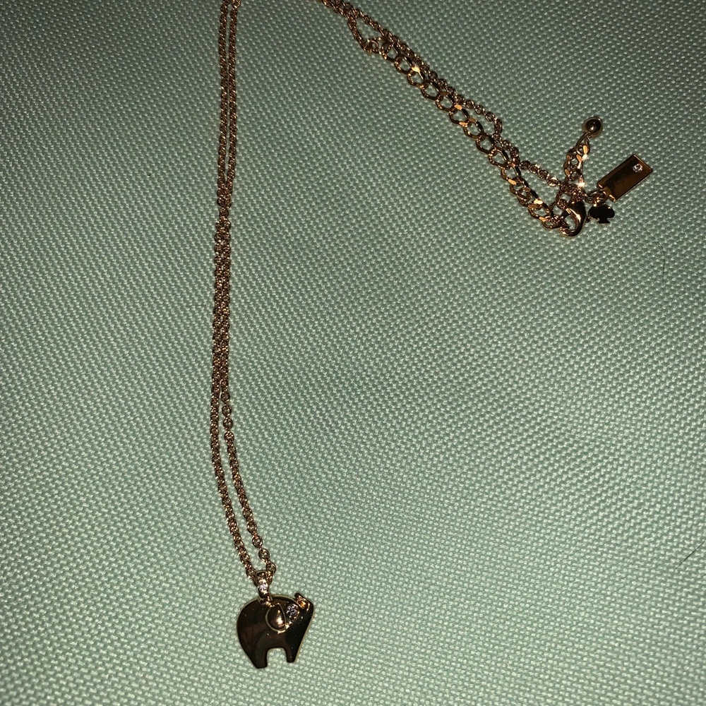 Kate Spade elephant necklace